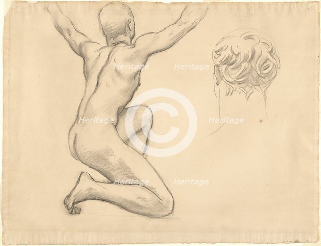 Studies for "The Unveiling of Truth", 1922-1925. Creator: John Singer Sargent.