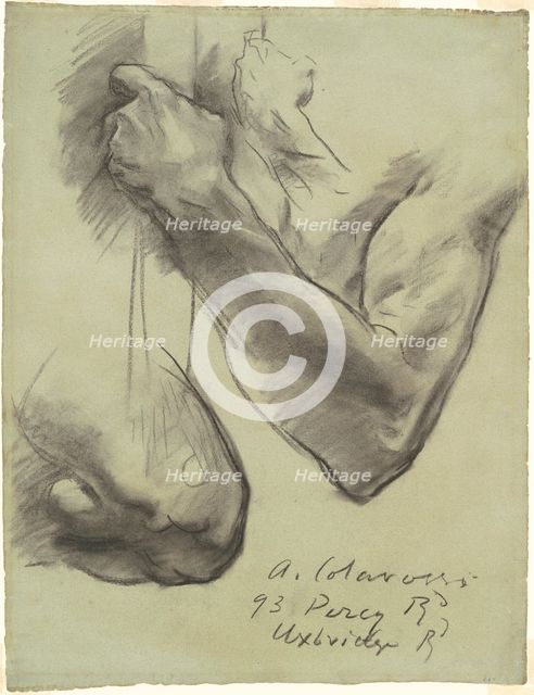 Studies for "Triumph of Religion", 1891-1916. Creator: John Singer Sargent.