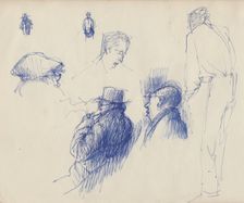 Studies, men in hats, c1950. Creator: Shirley Markham