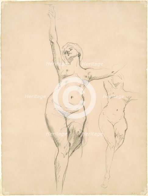Studies of Victory for "Death and Victory", 1920-1922. Creator: John Singer Sargent.