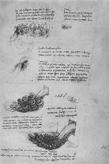 Studies of Water Formations c1480 (1945). Artist: Leonardo da Vinci