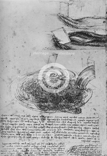 'Studies of Water Formations', c1480 (1945). Artist: Leonardo da Vinci.