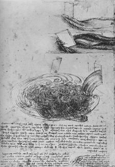 Studies of Water Formations c1480 (1945). Artist: Leonardo da Vinci