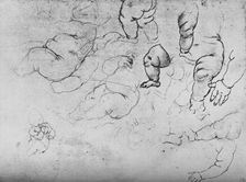 Studies of a Child c1490 (1945). Artist: Leonardo da Vinci