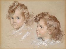 Studies of a Child's Head, date unknown. Creator: Unknown
