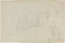 Studies of a Kneeling Boy. Creator: John Flaxman