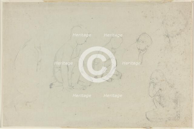 Studies of a Kneeling Boy. Creator: John Flaxman.