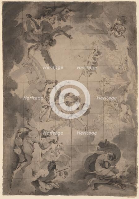 Studies of Aurora and Apollo, 1794. Creator: Pietro Fancelli.