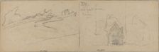 Studies of Clouds and an Old Woman. Creator: Felix Hilaire Buhot