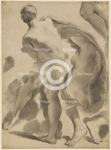 Studies of Female Nudes, 1785/1790. Creator: Gaetano Gandolfi.
