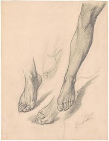 Studies of Feet, c. 1872. Creator: Walter Shirlaw