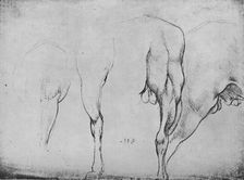 Studies of Horses Legs c1480 (1945). Artist: Leonardo da Vinci