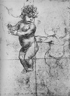 Studies of Infants c1480 (1945). Artist: Leonardo da Vinci