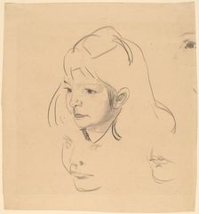 Studies of Jean, c. 1920. Creator: George Wesley Bellows