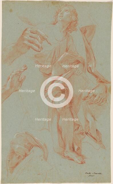 Studies of Saint James the Greater, c. 1686. Creator: Carlo Maratti.