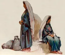 Studies of Syrian Peasant Women 1902. Creator: John Fulleylove