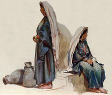 Studies of Syrian Peasant Women 1902. Creator: John Fulleylove
