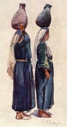 Studies of Syrian Peasant Women 1902. Creator: John Fulleylove