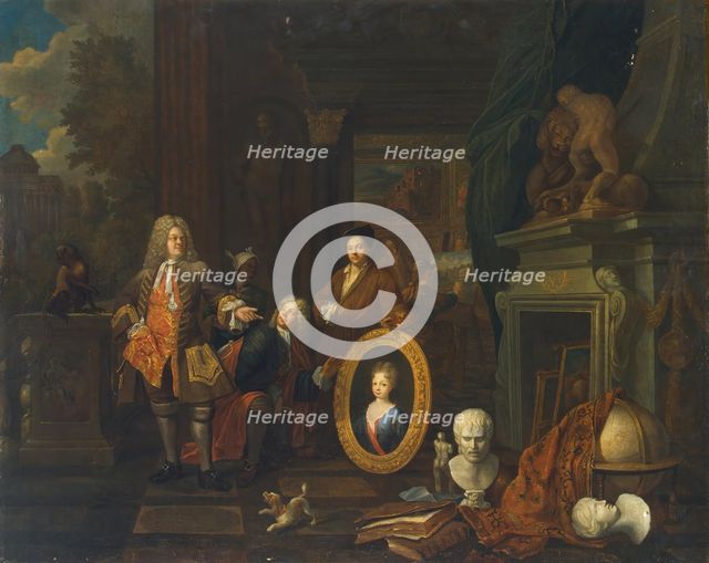 Studio of an Artist, 1709. Creator: Balthasar van den Bossche.