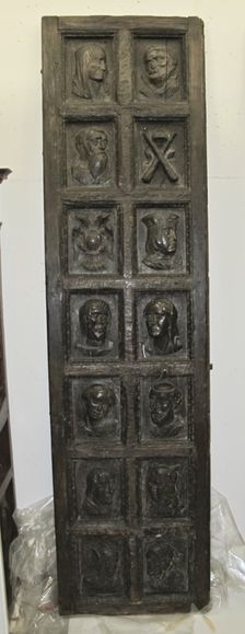 Studio Door Pair, 1500s. Creator: Unknown