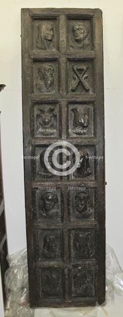 Studio Door Pair, 1500s. Creator: Unknown.