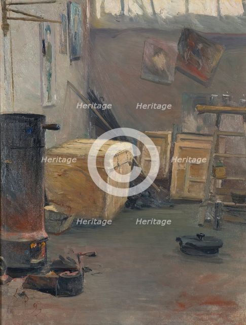 Studio Interior, 1892. Creator: Lotten Rönquist.