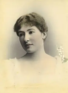 Studio portrait of Miss Breden (Dublin), 1898. Creators: Chancellor and Son, John Chancellor