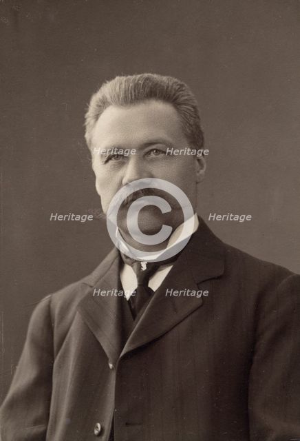 Studio portrait of a man, c1900. Creator: Unknown.