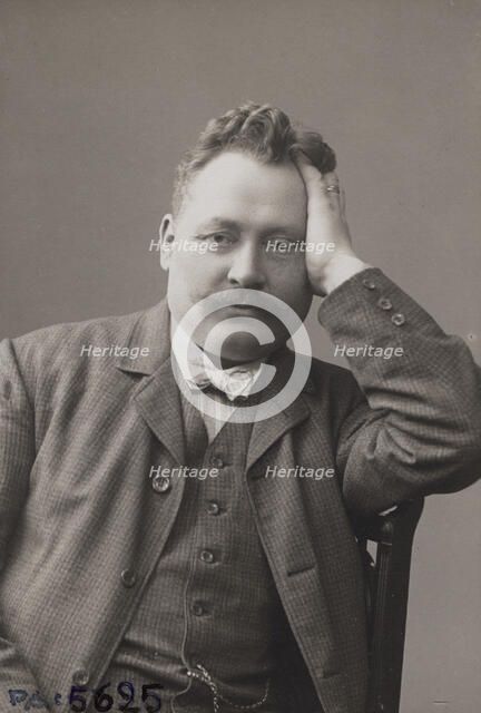 Studio portrait of a man, c1910. Artist: Unknown