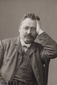 Studio portrait of a man, c1910. Creator: Unknown