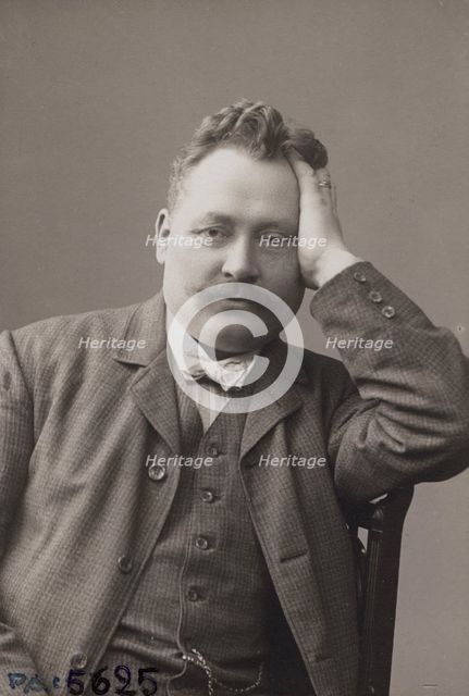 Studio portrait of a man, c1910. Creator: Unknown.
