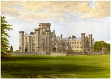 Studley Castle, Warwickshire, home of the Walker family, c1880