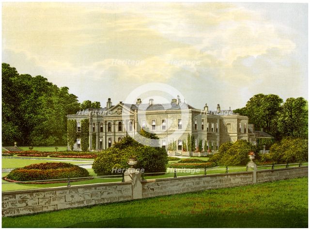 Studley Royal, Yorkshire, home of the Marquess of Ripon, c1880. Artist: Unknown