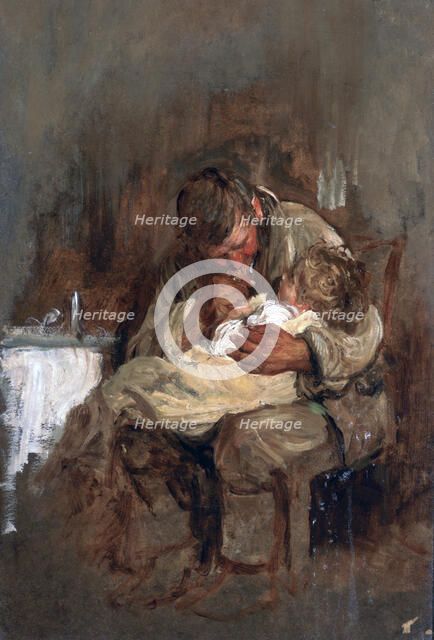 'Study', 1843-1927. Artist: Luke Fildes