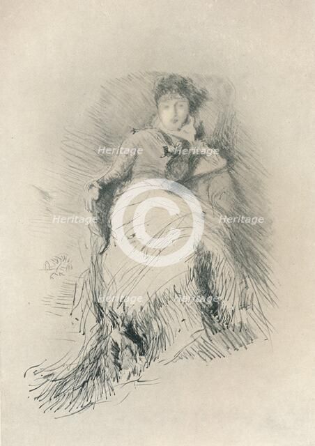 'Study', 1878, (1904). Artist: James Abbott McNeill Whistler.