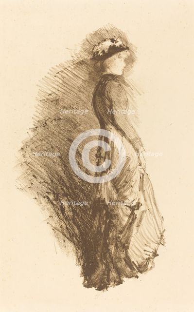 Study, 1878. Creator: James Abbott McNeill Whistler.