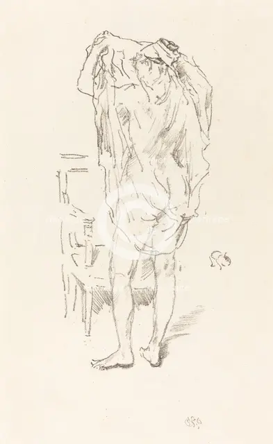 Study, 1894. Creator: James Abbott McNeill Whistler.
