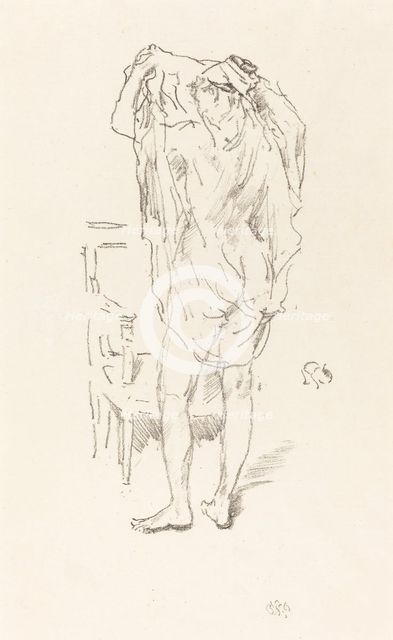 Study, 1894. Creator: James Abbott McNeill Whistler.