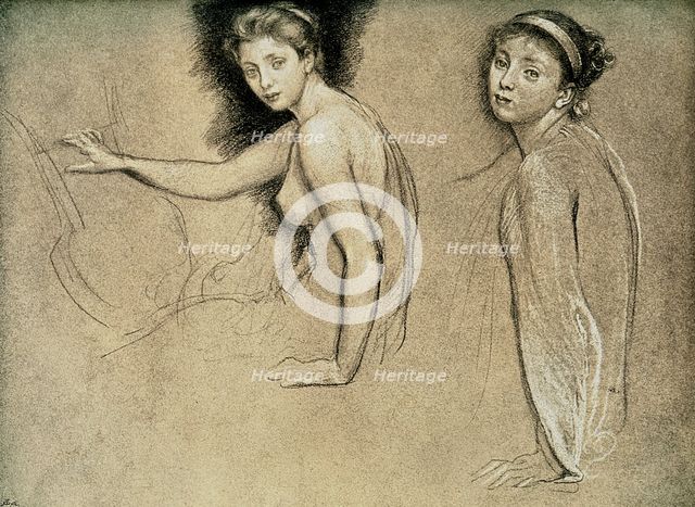 Study, 1895. Artist: Unknown