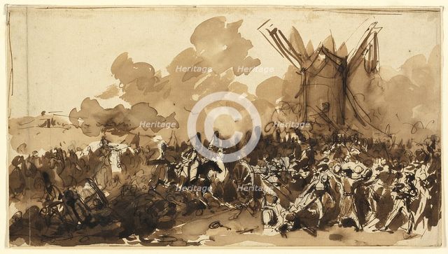 Study, 1833. Creator: Auguste Raffet.