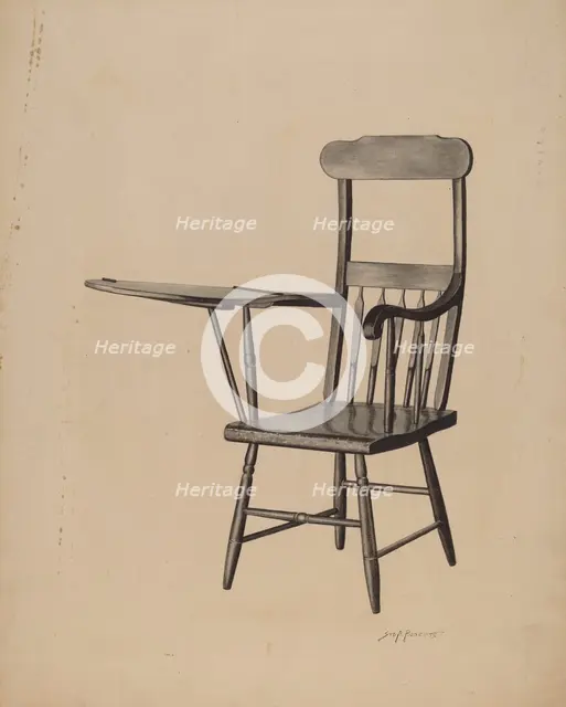 Study Chair, c. 1941. Creator: Sydney Roberts.