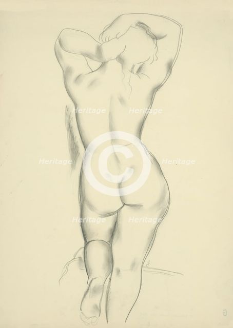 Study act V., 1927. Creator: Mikulas Galanda.