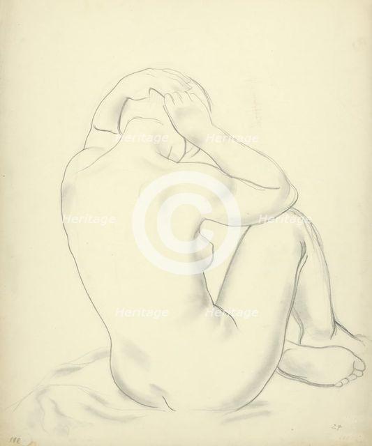Study act VI., 1927. Creator: Mikulas Galanda.