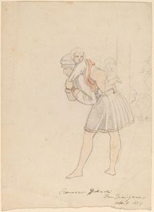 Study after Gozzoli, 1858. Creator: Elihu Vedder