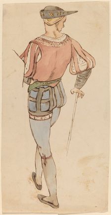 Study after Old Master, c. 1858. Creator: Elihu Vedder