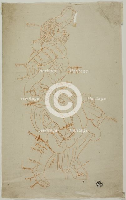 Study After Laocoon Sculpture, n.d. Creator: Unknown.