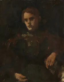 Study after the Model (Geesje Kwak?), c.1880-c.1923. Creator: George Hendrik Breitner