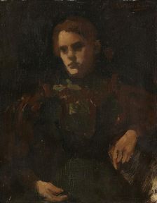 Study after the Model (Geesje Kwak?), c.1880-c.1923. Creator: George Hendrik Breitner