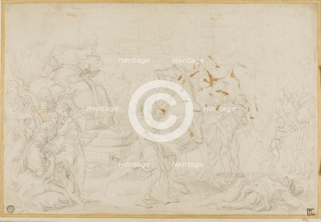 Study, c. 1686. Creator: Giuseppe Bartolomeo Chiari.