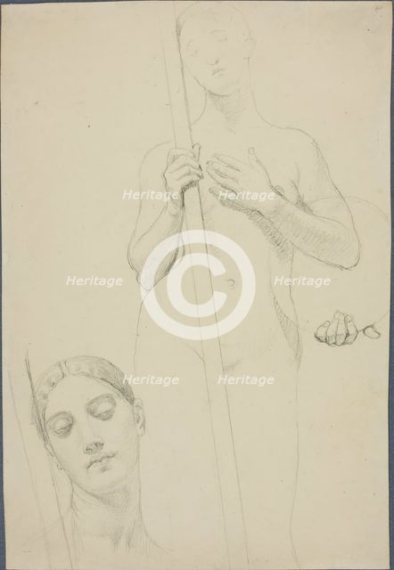 Study, c. 1842. Creator: Jean-Auguste-Dominique Ingres.